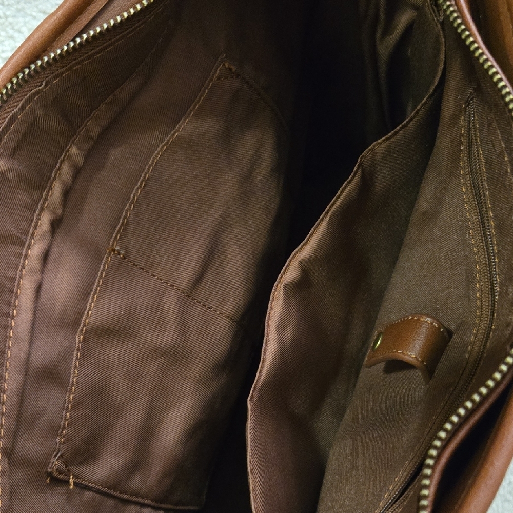 FRYE AND CO. Brown Embossed Shoulder Bag - Picture 9 of 16